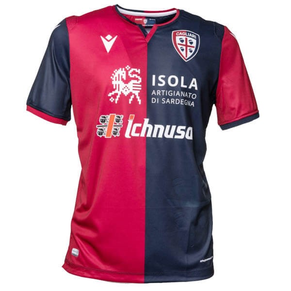 Tailandia Camiseta Cagliari Calcio 1ª Kit 2019 2020 Rojo